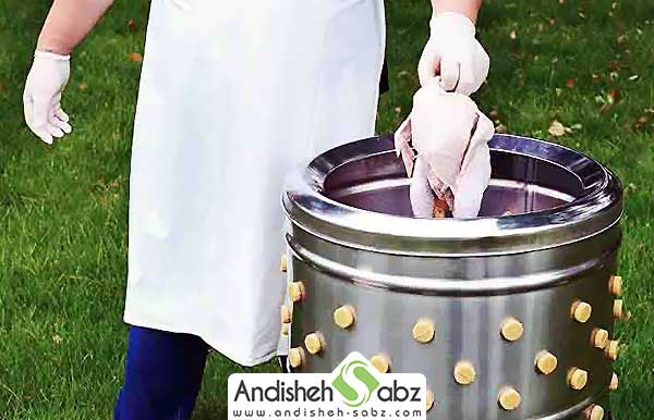 آموزش استفاده از دستگاه پرکن مرغ - اندیشه سبز