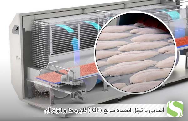 آشنایی با تونل انجماد سریع (IQF) کاربرد ها و انواع آن - اندیشه سبز