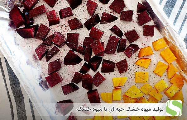 تولید میوه خشک حبه ای با میوه خشک - اندیشه سبز