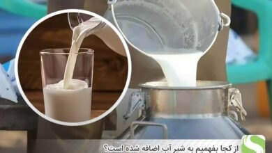 از کجا بفهمیم به شیر آب اضافه شده است؟ - اندیشه سبز