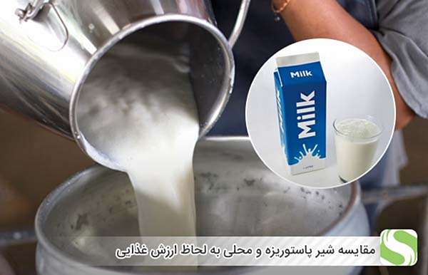 مقایسه شیر پاستوریزه و محلی به لحاظ ارزش غذایی - اندیشه سبز