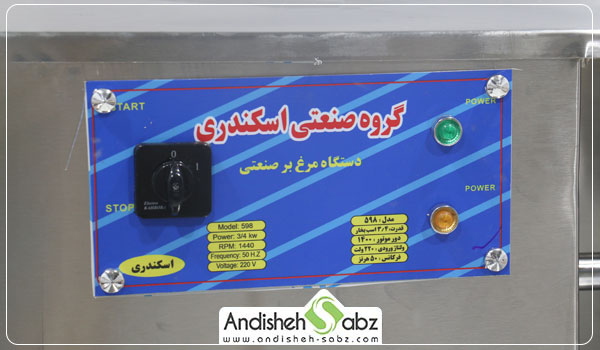 سیستم کنترل دستگاه برش گوشت - اندیشه سبز