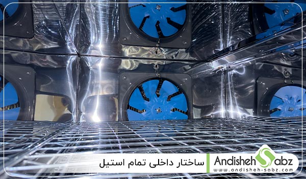 ساختار داخلی تمام استیل - اندیشه سبز