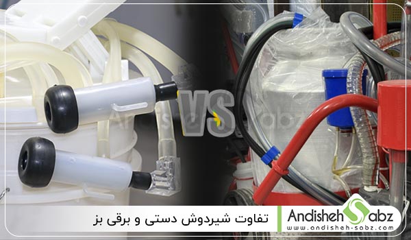تفاوت شیردوش دستی و برقی بز - اندیشه سبز