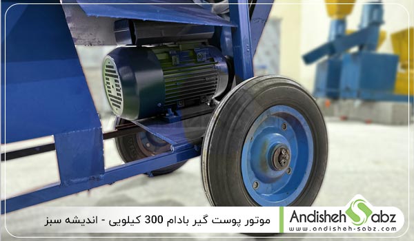 موتور پوست کن بادام 300 کیلو - اندیشه سبز